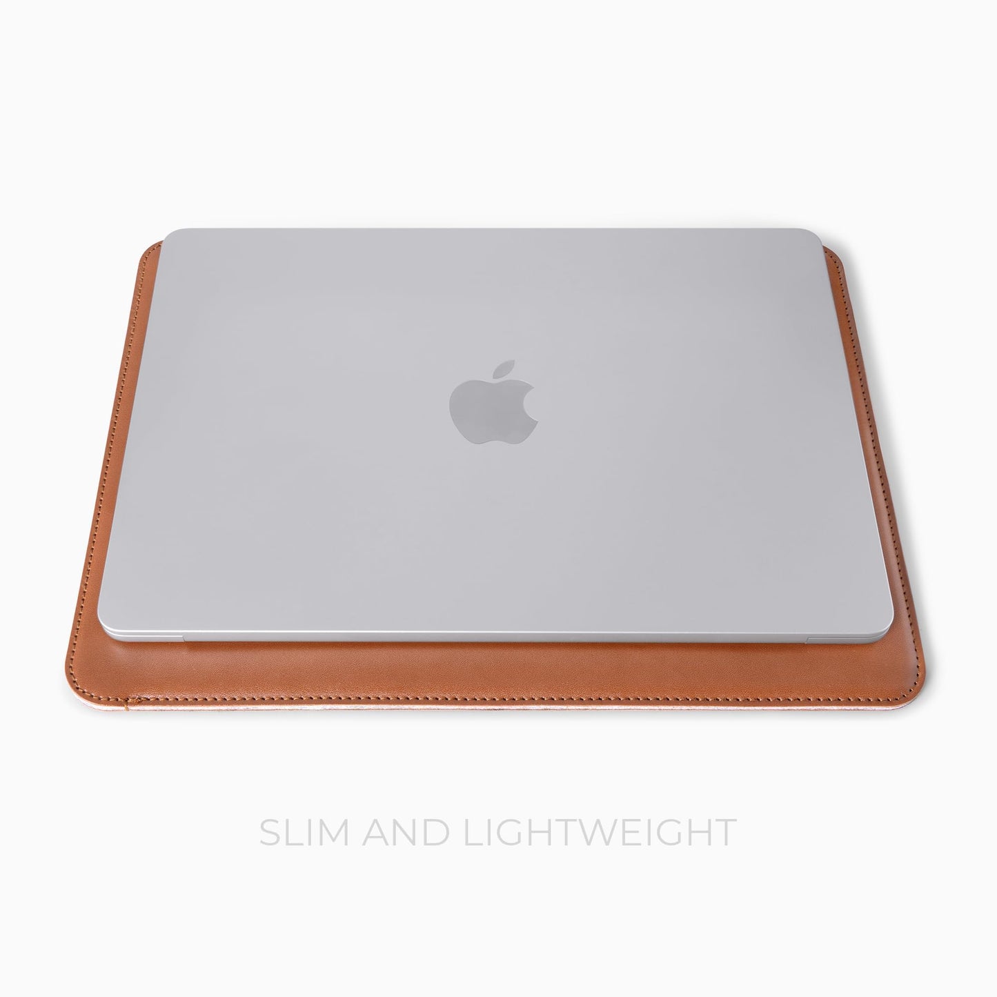 Comfyable Laptop Sleeve 14 Inch Precisely Compatible with MacBook Pro M5 M4 M3 M2 Pro/Max 2026-2021, Faux Leather Cover Case, 14 in, Brown