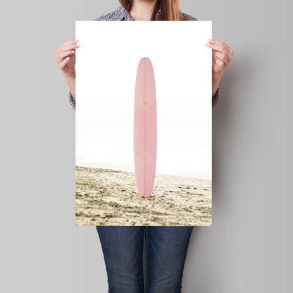 mifyuibytr Set of 6 Beach Canvas Wall Art, 8x10in Tropical Summer Ocean Coastal Posters, Preppy Gallery Beach Prints, Girly Nautical Surfboard Bus Room Decor, California Beachy Pictures Unframed