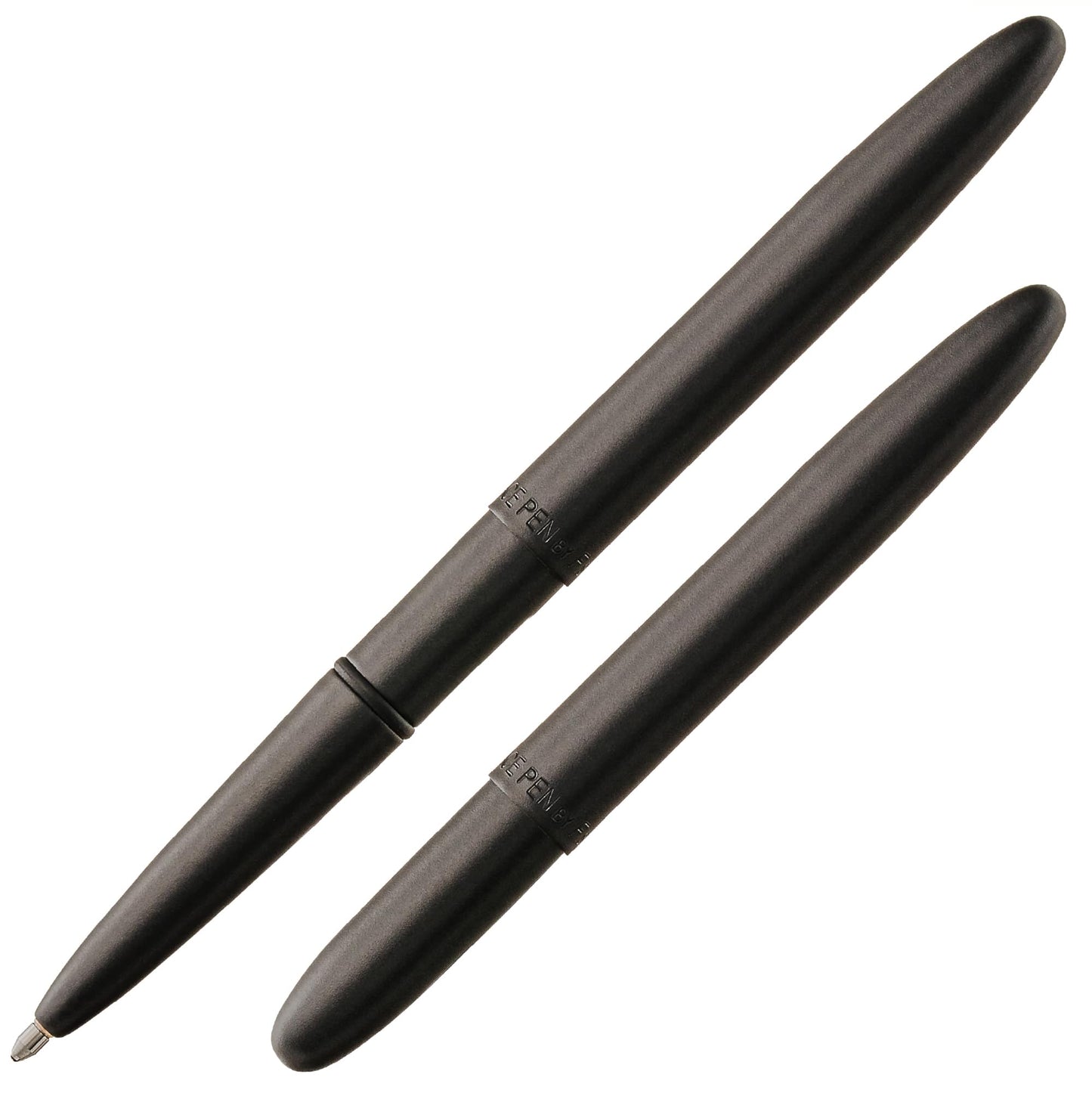 Fisher Space Pen Matte Black Bullet Pen, Pressurized Ballpoint Pen, Compact Pocket Size, Writes Upside Down and in Extreme Temperatures, Smooth Black Ink, Medium Point, Gift Box, Made in the USA