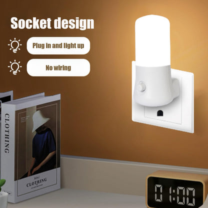 N&B NICE&BRAVO Plug in Night Lights Kids Nightlight Plug Into Wall LED Night Light for Bedroom, Nursery, Hallway, Kitchen, Bathroom (1 Pack Nightlight)