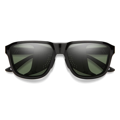 SMITH Embark Sunglasses – Performance Sports Sunglasses with Removable Side Shields for Skiing, Snowboarding, Fishing & More – For Men & Women – Black + Grey Green ChromaPop Polarized Mirror Lens