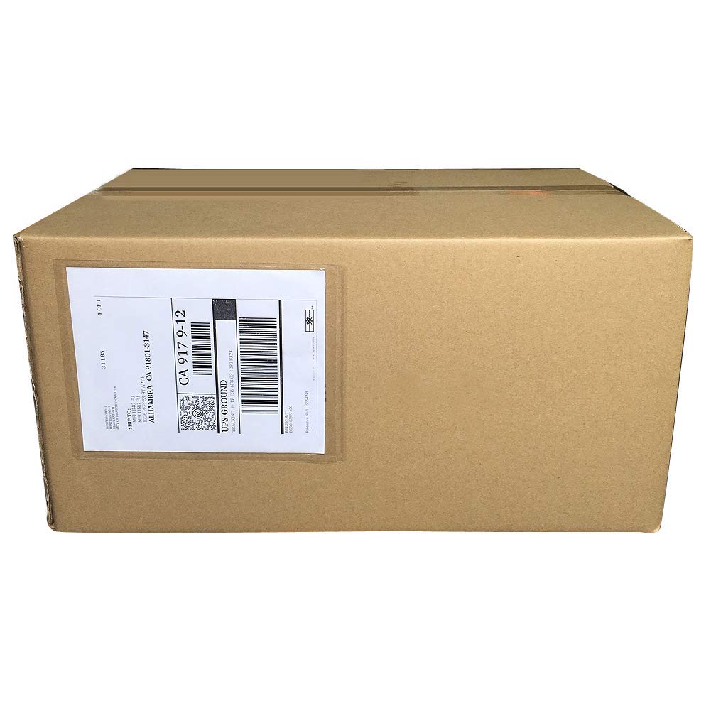 9527 Product 6" x 9" Clear Adhesive Top Loading Packing List Clear Shipping Pouches, Mailing/Shipping Label Envelopes (200 Pack)