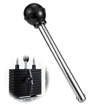 Gym Pins for Weight Stack, Weight Pins for WeightStack Machine 3/8" Diameter Weights Stacks Pin Black Heavy Duty Replacement Weights Machine Pin for Fitness Home Gym Strength Training Equipment