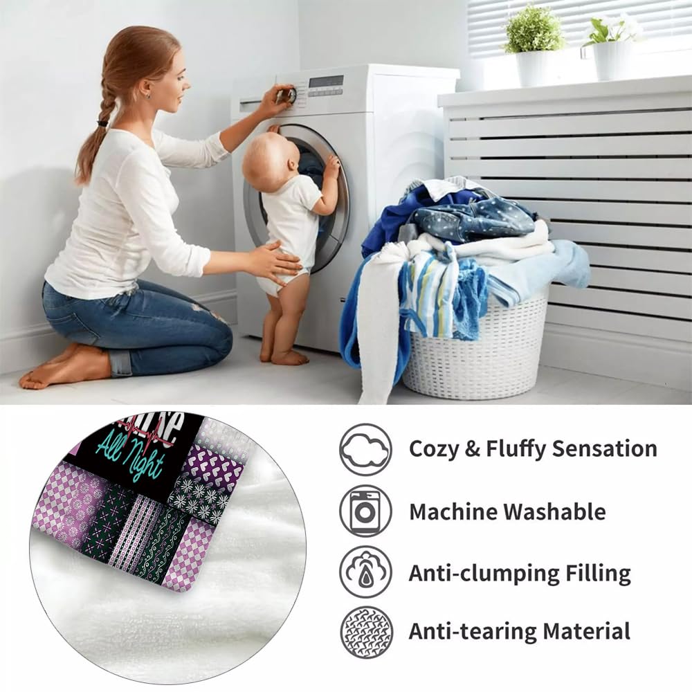 Soft Nurse Blanket for Women Christmas Thanksgiving Nurse Gifts for Women Nurses Week Gifts Warm Cozy Fleece Throw Blanket for Couch and Bed Sofa 50'' x 60'' (HS4)