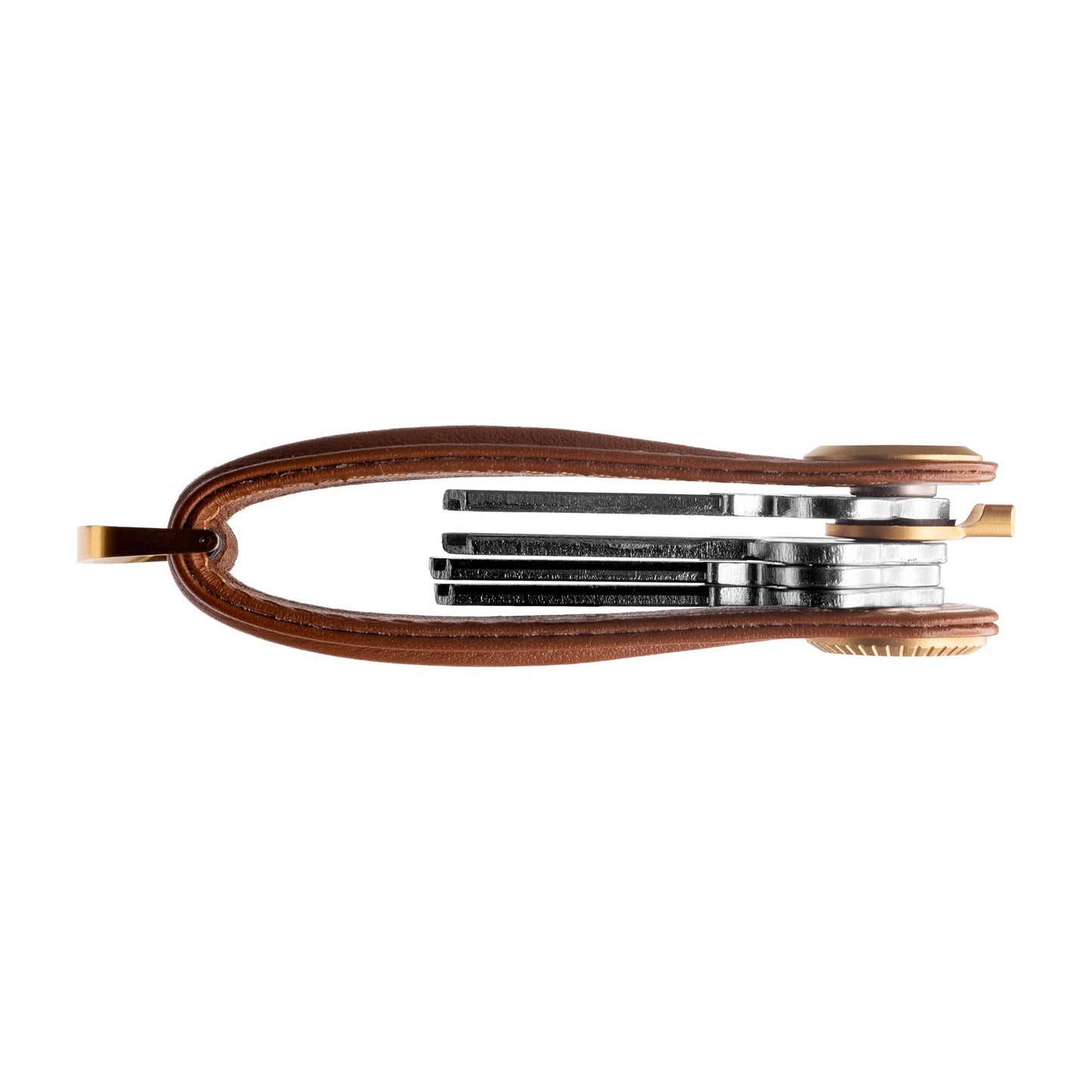 Orbitkey Key Organizer Pro - Leather (Cedar)