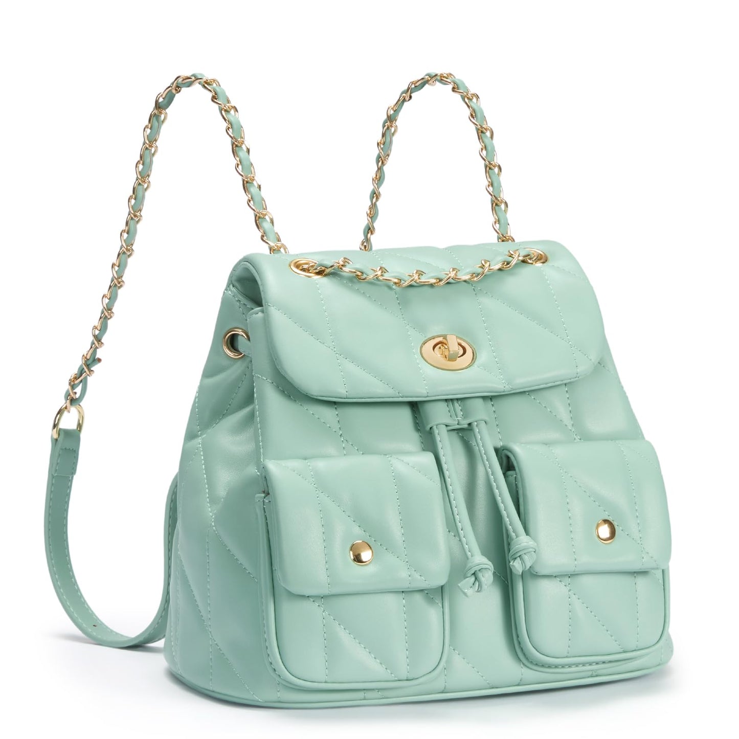 CLUCI Crossbody Bag for Women PU Leather Shoulder Bag, Convertible Small Tabby Backpack Purse for Travel