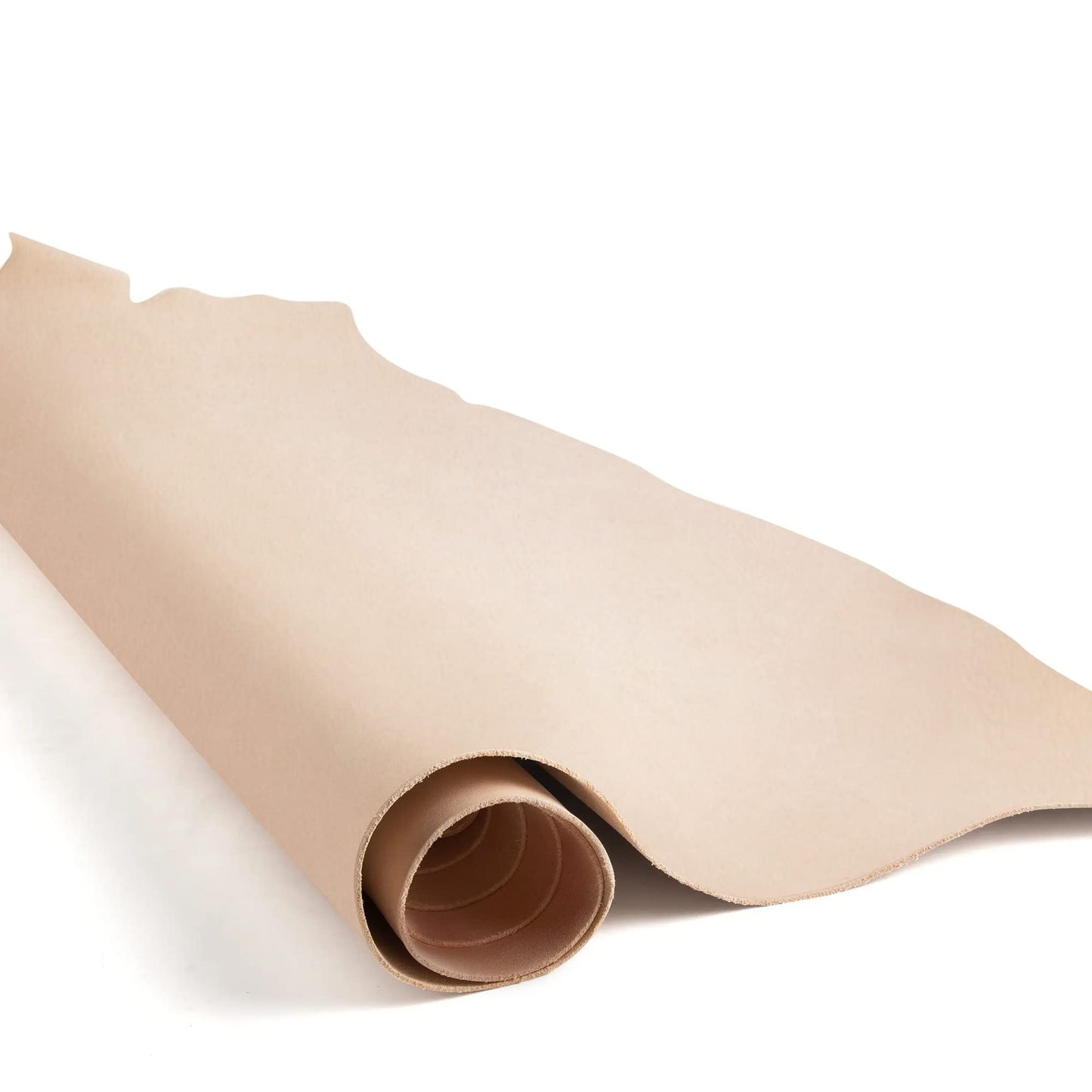 ELW Tooling Leather Vegetable Tanned 6-7 oz. (2.4-2.8mm) Heavy Thickness Weight Size: 12"x24" | Pre-Cut Leather Sheets 6" to 48" Cowhide Sheets Shoulder & Sides in Full Grain Leather for Stamping