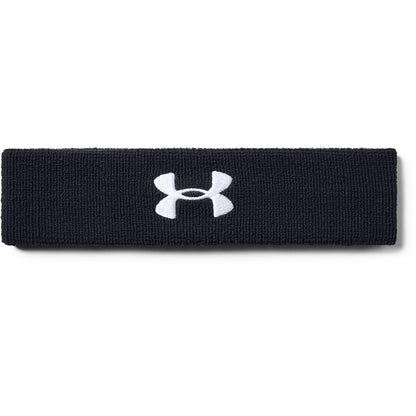 Under Armour Men's Performance Headband , Black (001)/White, One Size Fits All