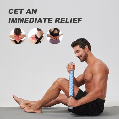 Muscle Roller, Massage Roller Stick for Athletes, Help Reducing Muscle Soreness Cramping Tightness Leg Arms Back Calves Muscle Massager