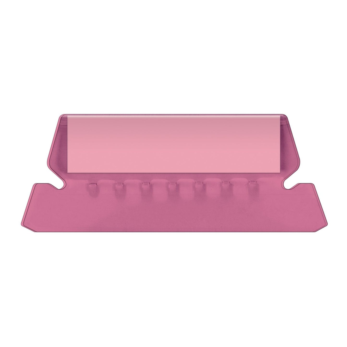 Pendaflex Hanging Folder Tabs, 2", Clear Pink, 25 Tabs and Inserts per Pack (42 PIN)