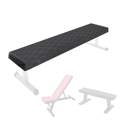 Klmnop Weight Bench Cover, Dustproof Scratch-Resistant Workout Bench Cover Protect from Pets, Protection for Adjustable Flat Weight Fitness Bench, Adjustable Sit-up Bench Anti-Slip Washable(Black)