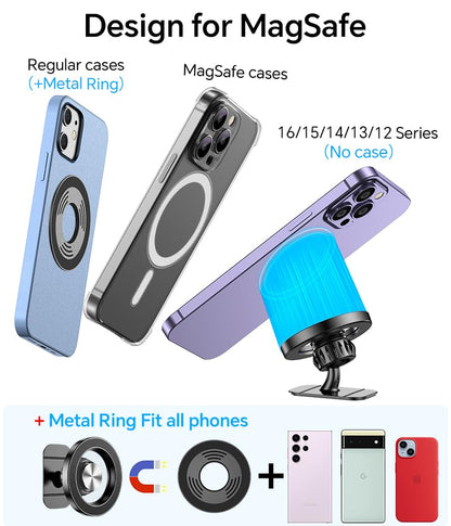 Kaistyle for Magsafe Car Mount【20 Strong Magnets】Magnetic Phone Holder for Car Phone Holder Mount Dash Mounted Holders Cell Phone Holders for Your Car Accessories for Women Men for iPhone 17 16 15 14