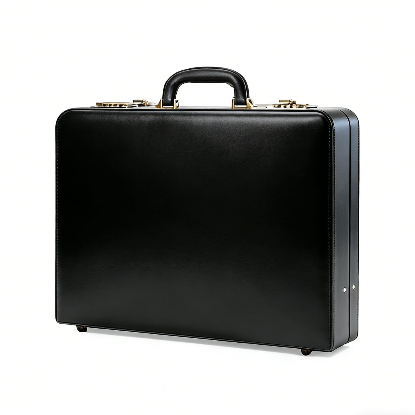 Briefcases for Men, Anti-Theft Dual Lock,16 Inch Laptop Compartment, Waterproof Faux Leather & Multi File Organizer, Professional Business Bag for Office, Work & Travel【Black]