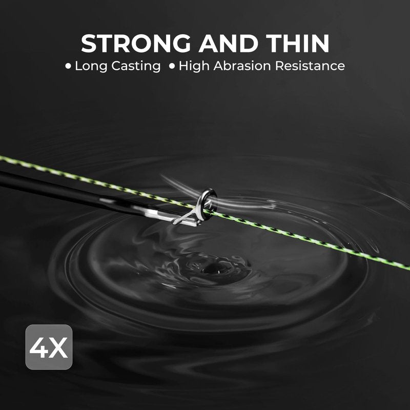 KastKing Superpower ColorShield Braided Fishing Line, Chameleon, 10LB, 300Yards, X4