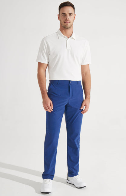 Libin Men's Pants 30" Comfy Business Casual Golf Pants Quick Dry Lightweight Fashion Outfits for Men Travel Vocation Dress Work Water Resistant, Royal Blue, 33W x 30L