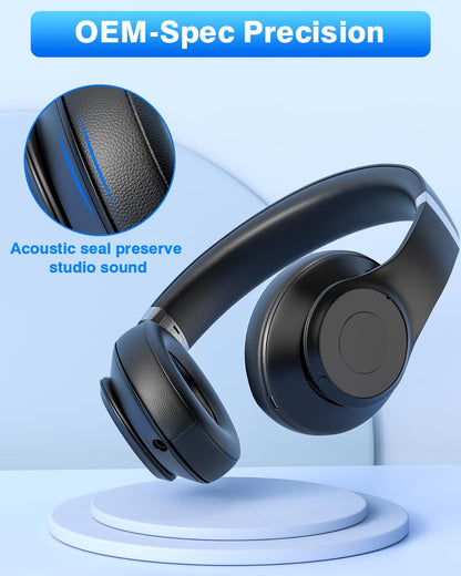 F FEYCH Beats Studio Replacement Earpads for Beats Studio 3 & 2 (B0500/ B0501) 2 Pieces Noise Isolation Comfortable Memory Foam Ear Cushions (Black)