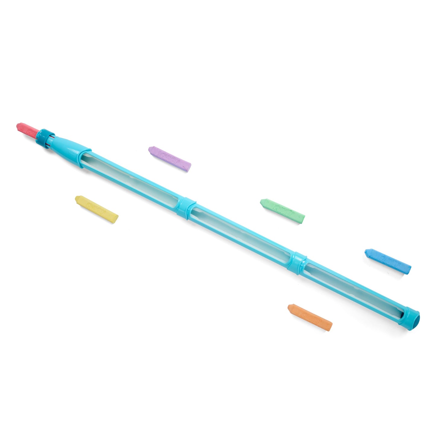 Chuckle & Roar - CHAWK! 3' Chalk Holder - Sized Perfect for Little Sidewalk Artists - Keep the CHAWK off your hands - Ages 4 and Up