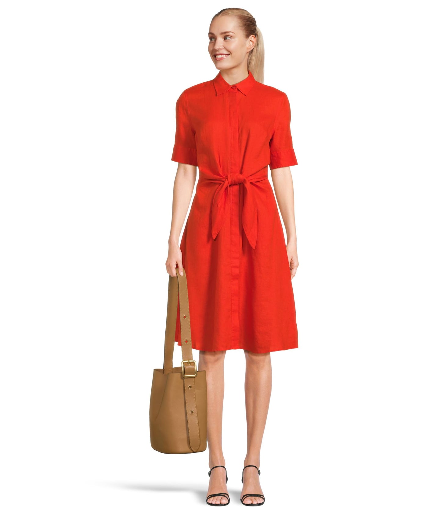 Coach Bleecker Bucket Bag, B4/Honey Brown