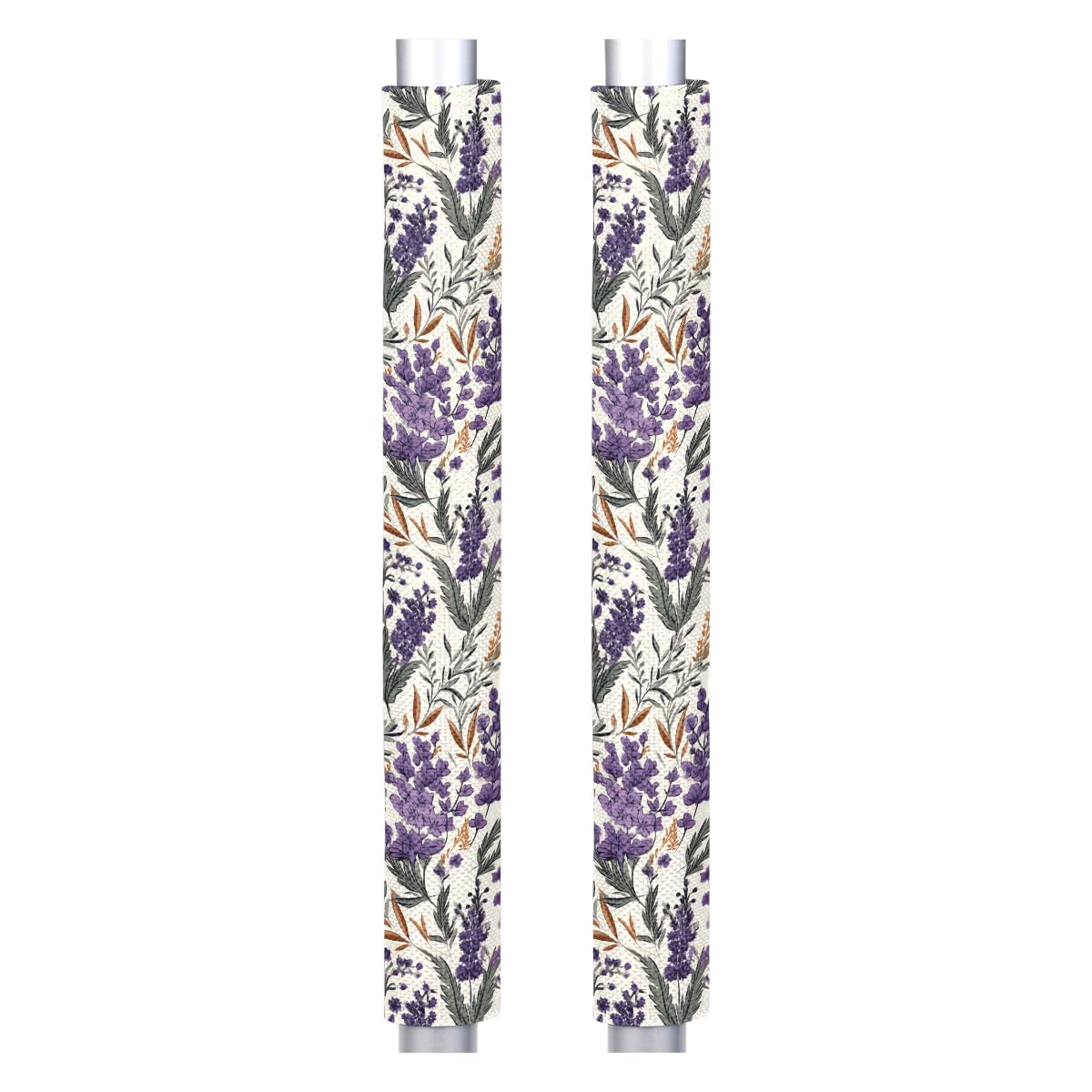 Pardick Refrigerator Door Handle Covers Set of 2, Lavender Fridge Handle Covers Appliance Handle Covers Protector for Microwave Oven Stove Dishwasher, Keep Your Kitchen Appliance Clean