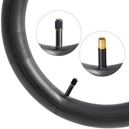 4-PCS 26" Bike Tubes 26x1.75/2.125 AV32mm Schrader Valve 26" Bicycle Tubes Compatible with 26 x 1.75 26x1.90 26x1.95 26x2.0 26x2.10 26x2.125 Bike Bicycle Tire Tubes