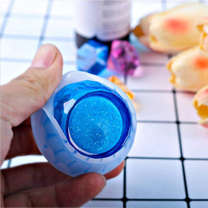 Resin Molds Silicone Kit 20Pcs,Epoxy Resin Molds Including Sphere,Cube,Pyramid,Square,Round, Used for Create Art,DIY,Coasters,Candles.Bonus Decorative Sequins and The Complete Set Tools