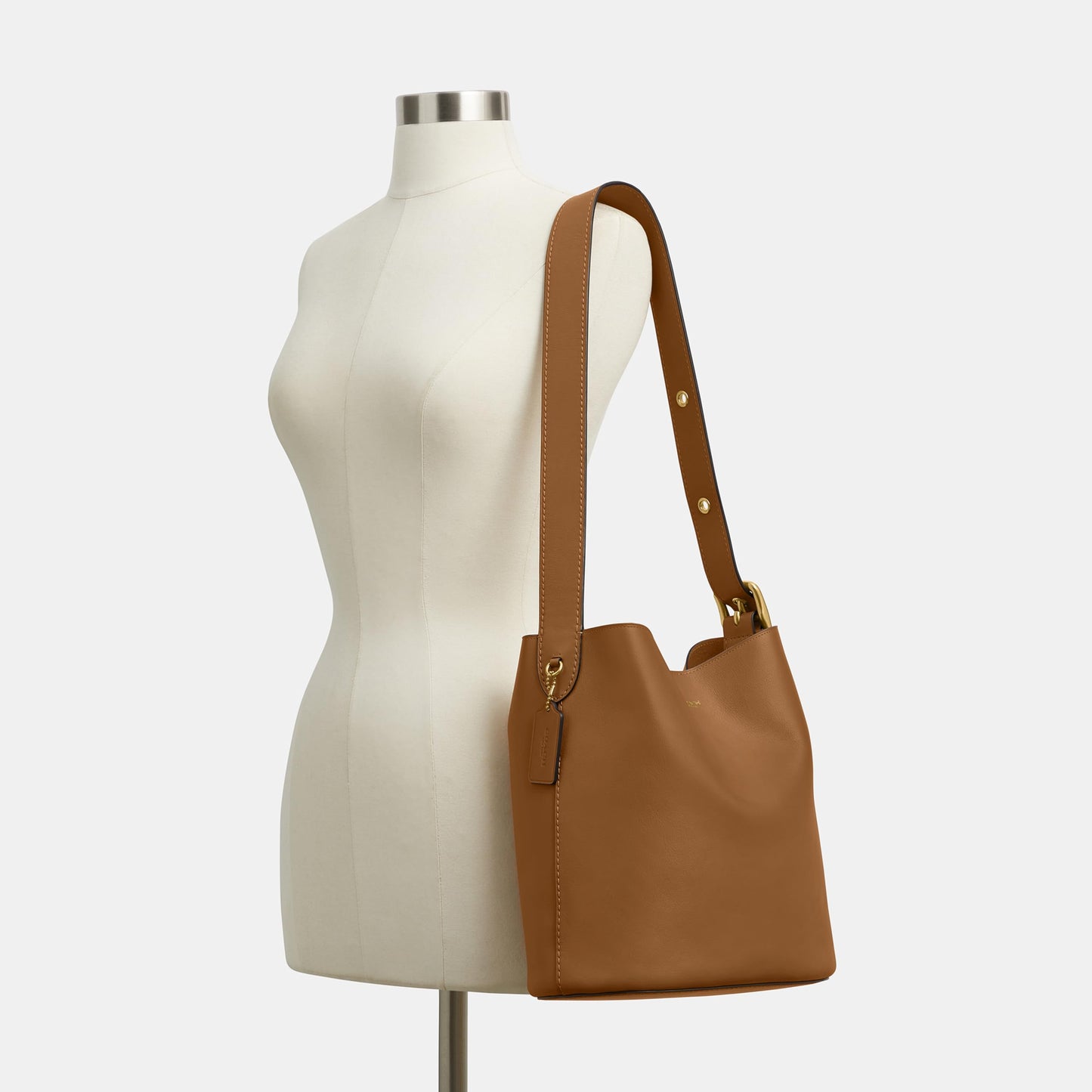 Coach Bleecker Bucket Bag, B4/Honey Brown