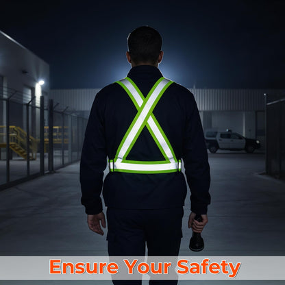 IANFAN 20 Pcs Reflective Vest Running Gear, High Visible Multicolor Adjustable Reflective Vest Elastic Bright Neon Lightweight Safety Straps for Men Women Night Walking Running Cycling Jogging