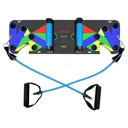 Resistance Bands with 9 in 1 push up Board Multi Function Exercise Equipment