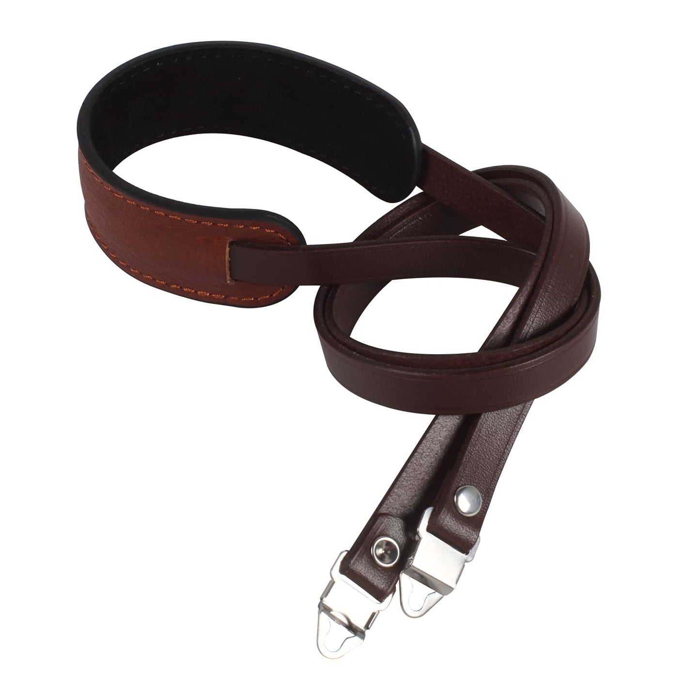 eTone Leather Neck Strap Camera Strap for Hasselblad 500cm 501cm 503cw 503cx 1600F Medium Format Camera (dark brown)