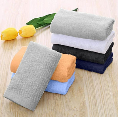 24 Pack Wash Cloths | Multicolour 100% Cotton Extra Absorbent Face Towels | Soft