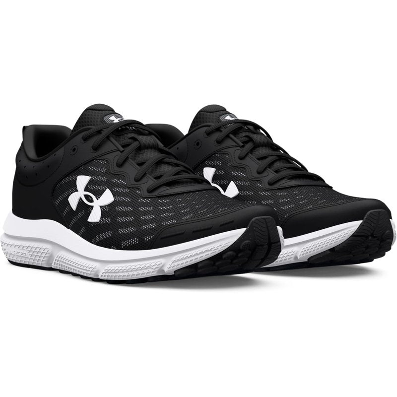 Under Armour Men's Charged Assert 10, (001) Black/Black/White, 16.5, US