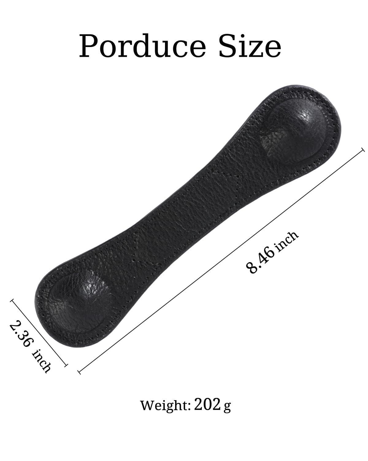 Weighted Bookmark - Leather Book Page Weight Book Weights Holder for Hands-Free Reading Paper Weights for Cookbooks Crafts Music Books Bookmarks(01Black)