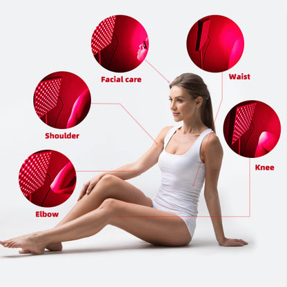 LED-Red-Light-Therapy-Device - 45W LED Panel Deep 660nm and Near-Infrared 850nm Light Combo for Skin Beauty, Pain Relief of Muscles and Joints