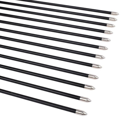 Archery Practice Fiberglass Arrows 28 Inch Target Shooting Safetyglass Recurve Bows Suitable for Youth Woman Beginner 6PCS