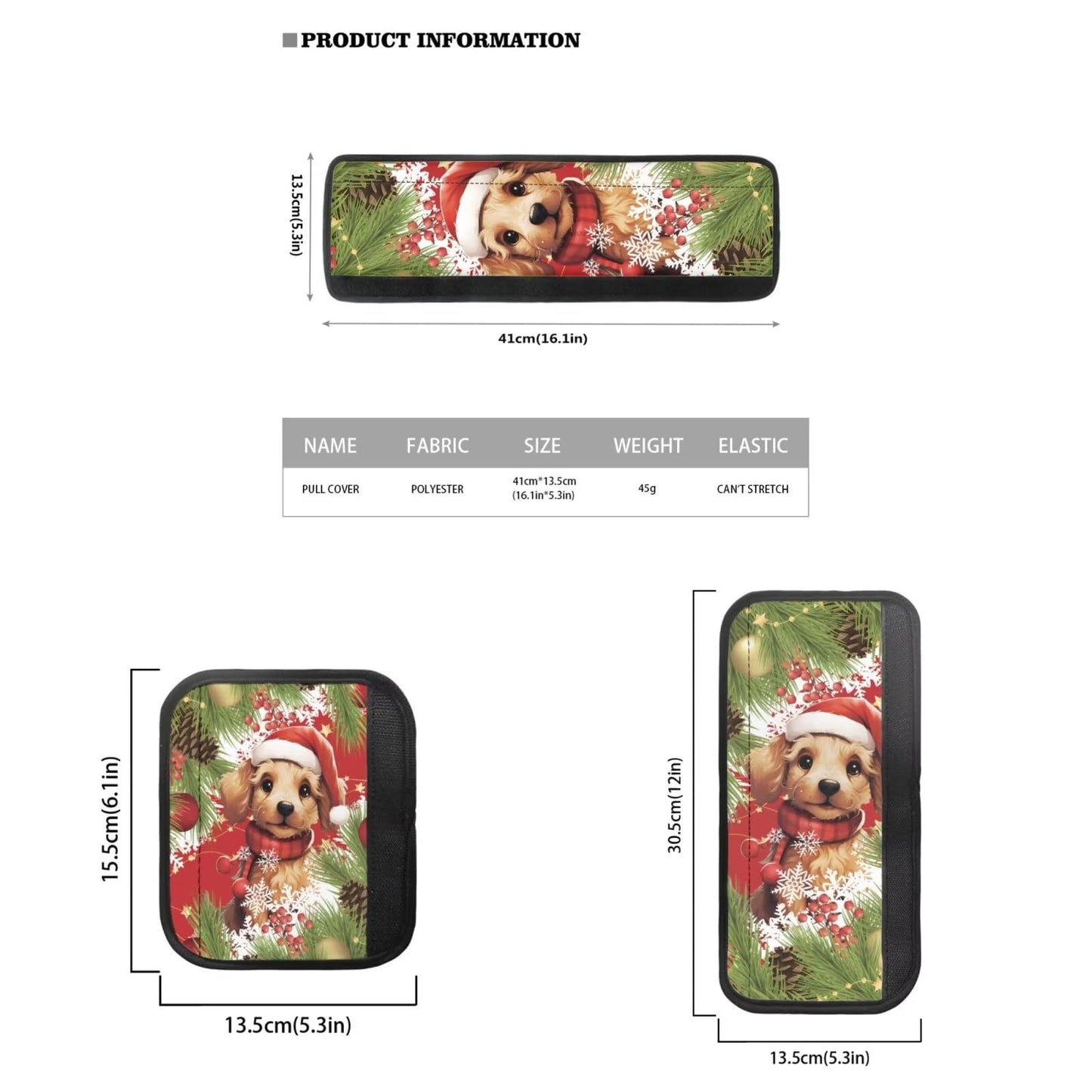 Yatixapu Refrigerator Handle Covers 6PCS, Christmas Dog Kitchen Appliance Handle Covers, Keep Your Fridge Microwave Oven Stove or Dishwasher Clean, Stains Dirty Oils, Kitchen Decor