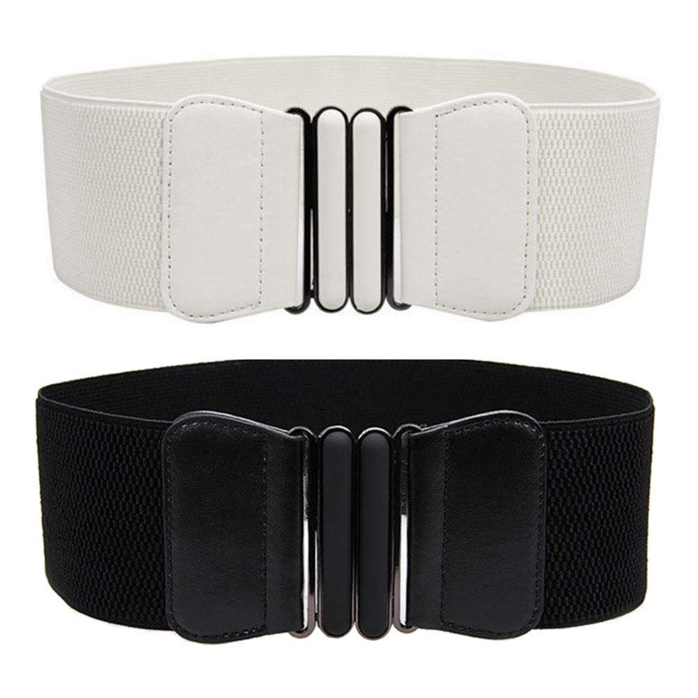 VOCHIC Wide Elastic Plus Size Dress Belt for Women Waist Belts Stretch Waistband