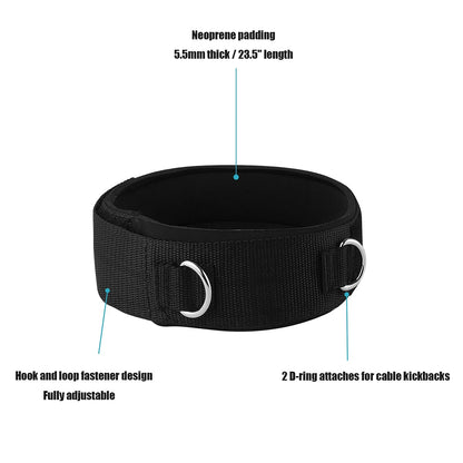 Vishusju Thigh Straps Ankle Cuffs Adjustable Neoprene Padded Cable Machines Legs Exercise Attachment Gym Workout