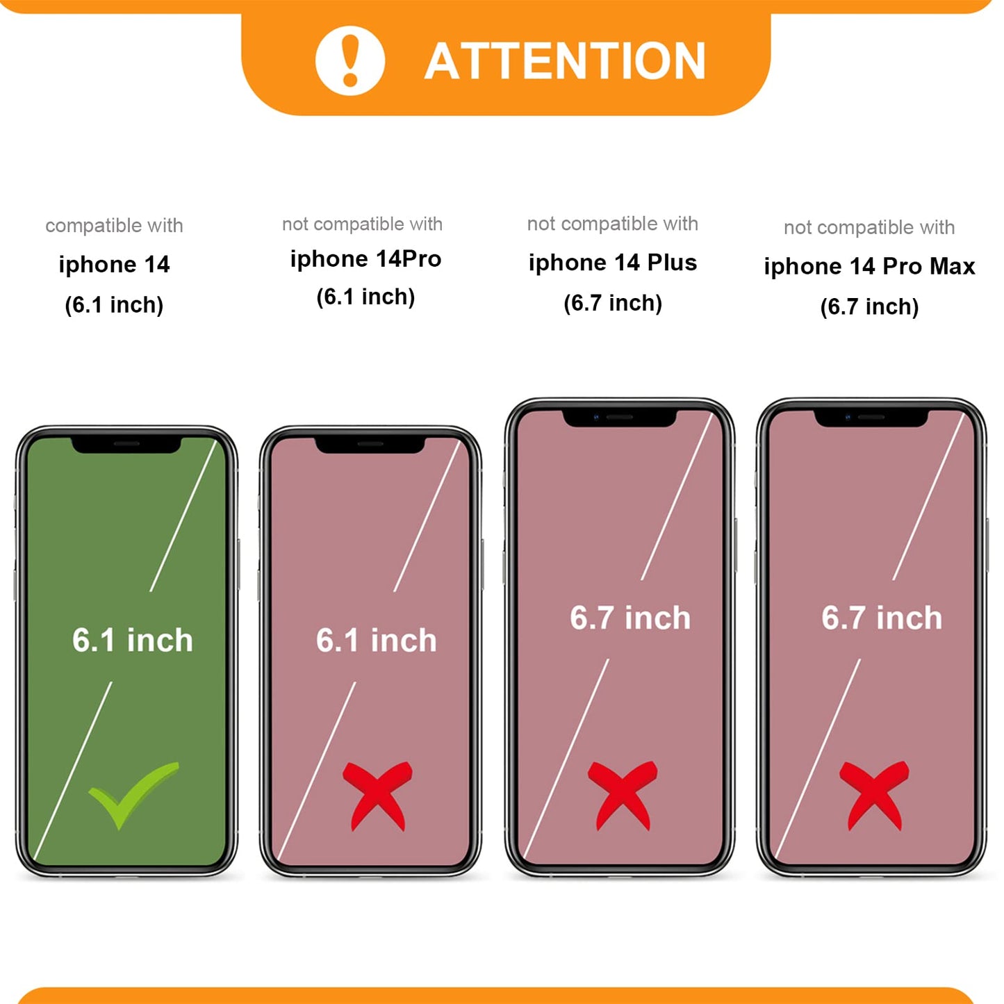 Bocasal Detachable Wallet Case for iPhone 14 RFID Blocking Card Slots Holder Premium PU Leather Magnetic Kickstand Shockproof Wrist Strap Removable Flip Protective Cover 5G 6.1 inch (Brown)