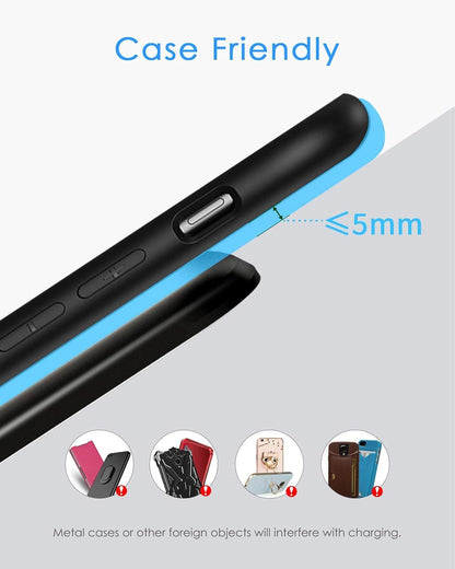 NANAMI Fast Wireless Charger, Qi Certified Wireless Charging Stand with PD20W Adapter USB Charger for iPhone 17/17 Air/17 Pro/17 Pro Max/16/15/14/13,10W for Samsung Galaxy S25/S24/S23/S22/S21/Note 20