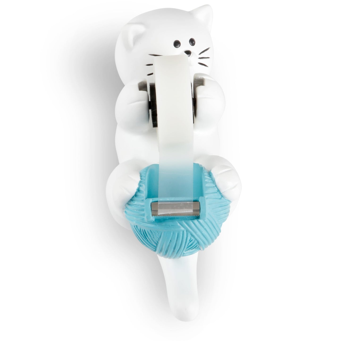Chapman & Grand Kitty Cat Tape Dispenser (White/Turquoise), Patented