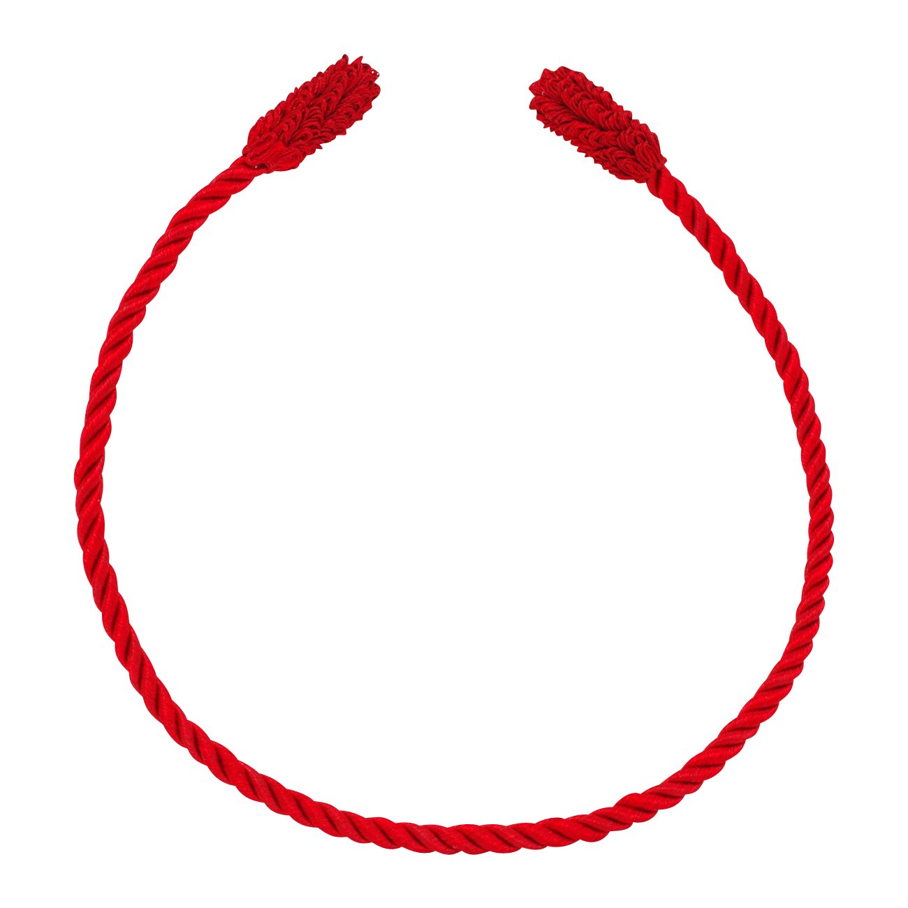 Haute Decor Decorative Twist Ties, 6 Pack, 20 inches (Red)