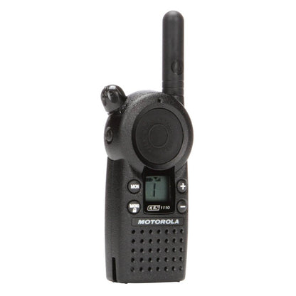 2 Pack of Motorola CLS1110 Two Way Radio Walkie Talkies (UHF) Black