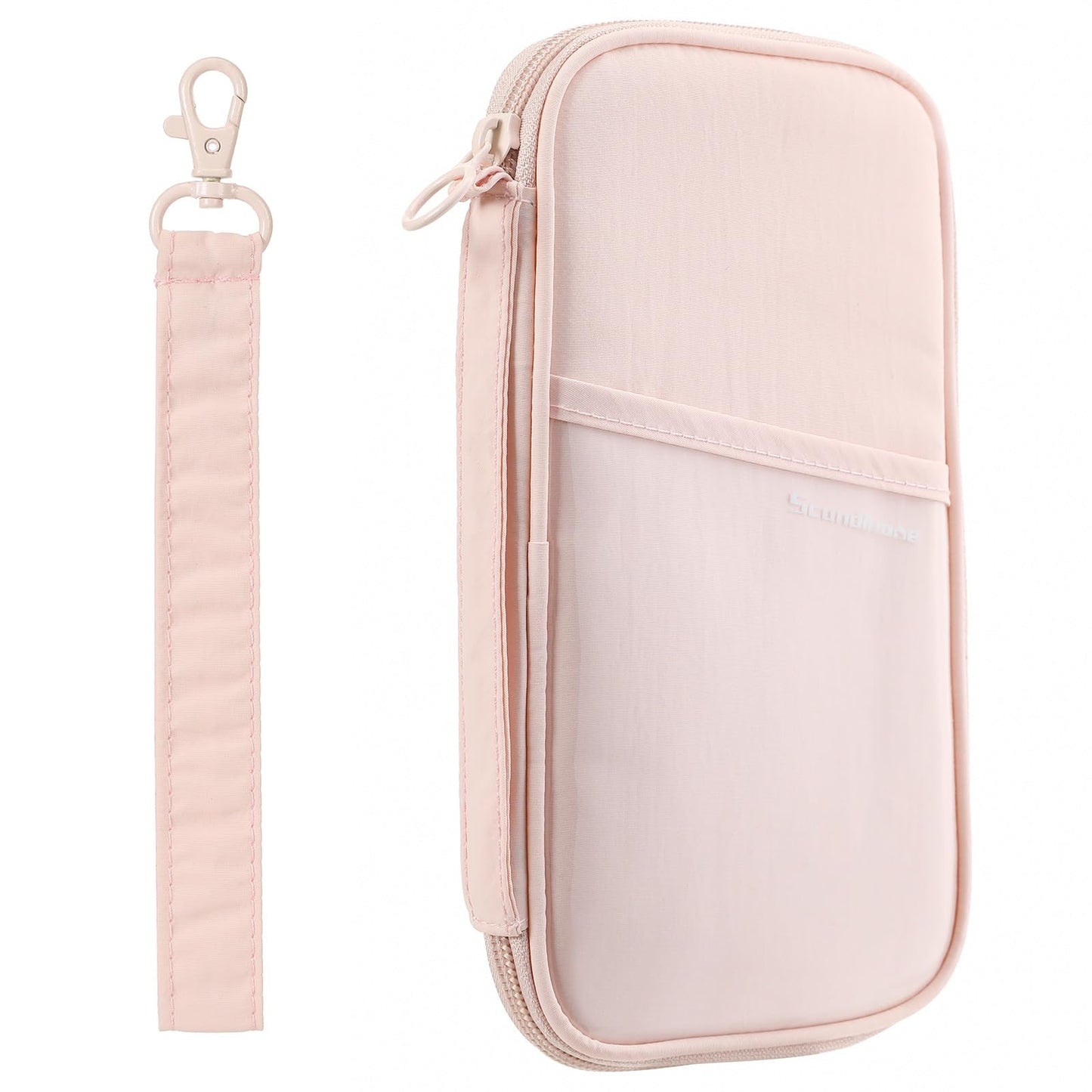 SEPWIK Travel Passport Wallet RFID Family Passport Holder with Hand Strap, Waterproof Travel Document Organizer for Credit Card, Boarding Pass, ID, Money, Flight Tickets Scandihome Series
