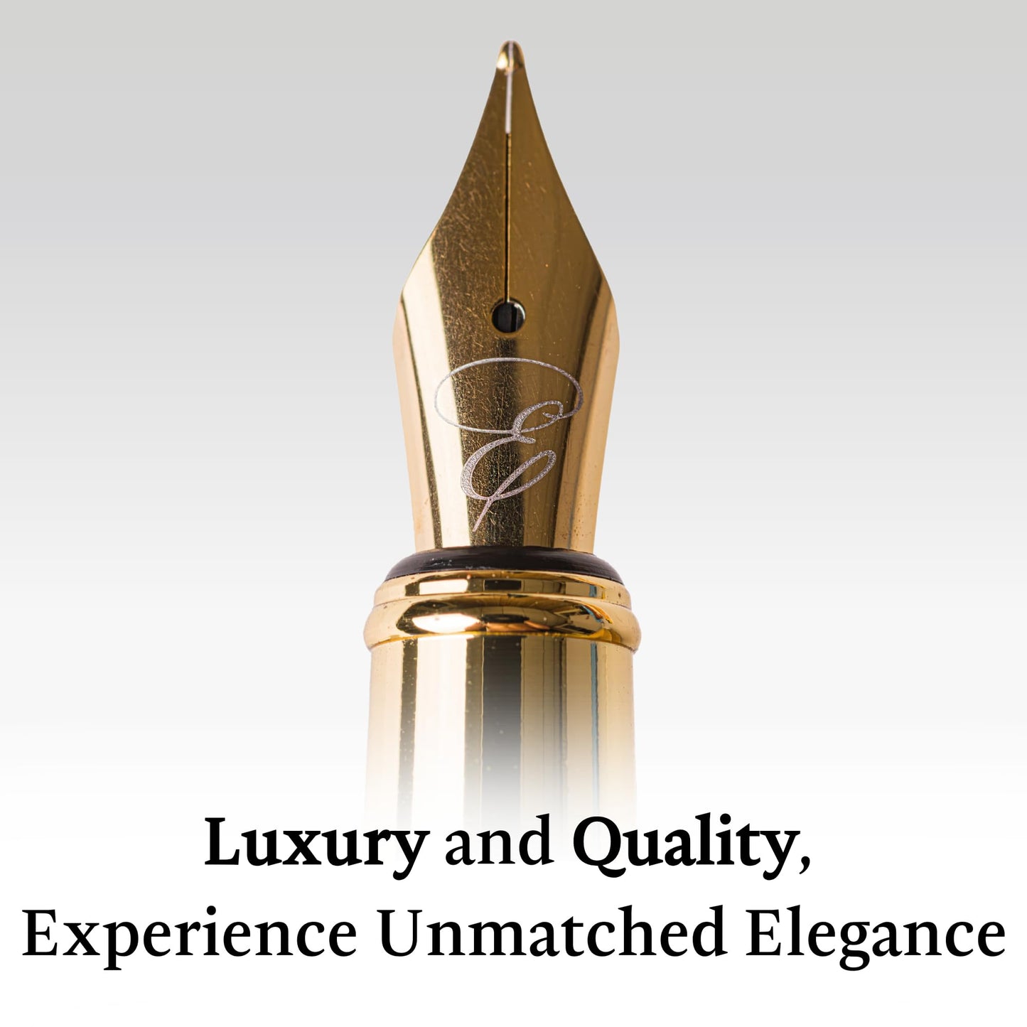 Ellington Pens Luxury Wood Fountain Pen Set – Fine Nib - Includes 6 Ink Cartridges, Wooden Pen Gift Box, Ink Converter - Wood Pen For Writing, Calligraphy, Journaling, Drawing (Rosewood Radiance)