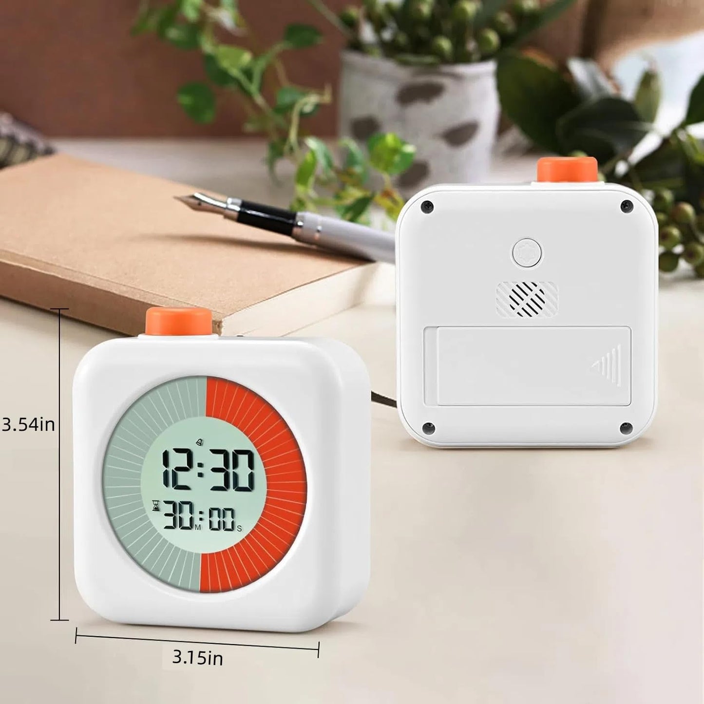 EooCoo Digital Visual Timer 60-Minute Countdown (3-in-1) for Kids & Adults, Handy Time Management Tool, Classroom Essential, Ideal Back-to-School Teacher Gift - Fits Homeschool, Kitchen, ADHD Users