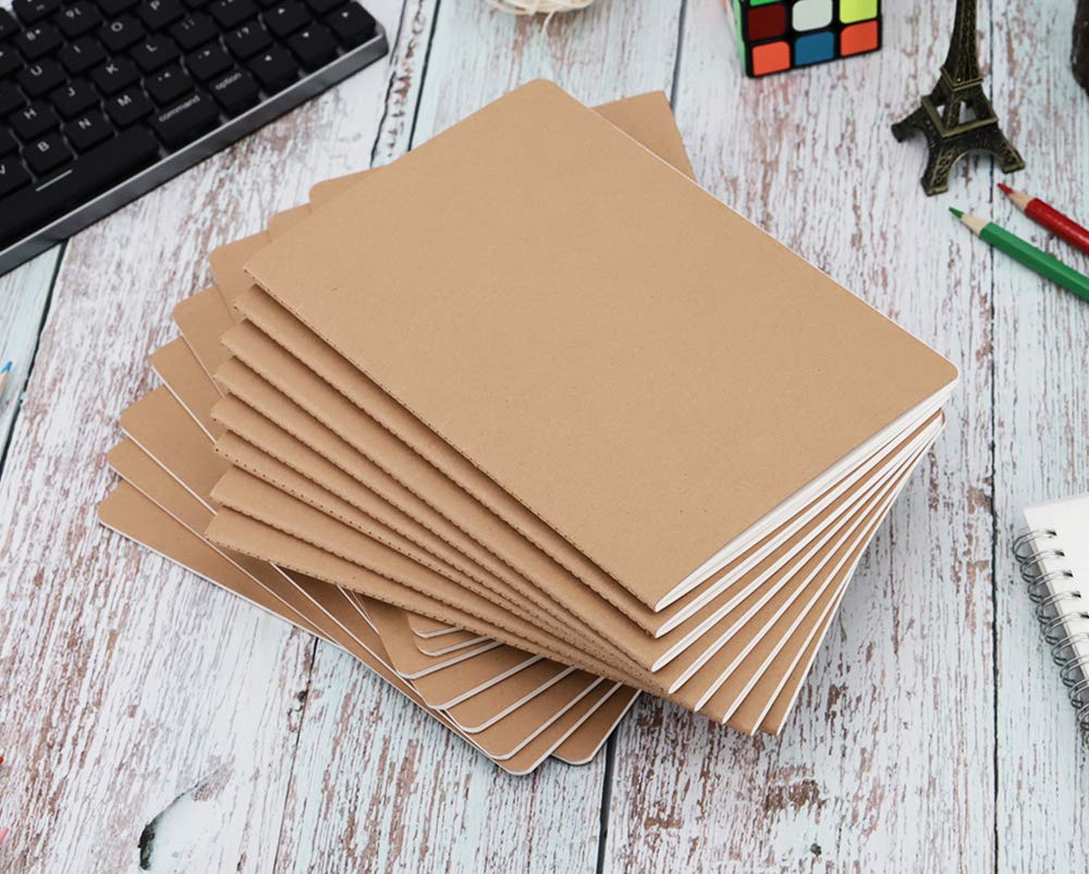 Wotion Lined Notebook 16 Pack, A5 Journals to Write in for Travel, 60 Pages/30 Sheets, 8.3" x 5.5", Thick Paper Notebooks for Students Office Women Men, Travel Journal Diary Planner Set