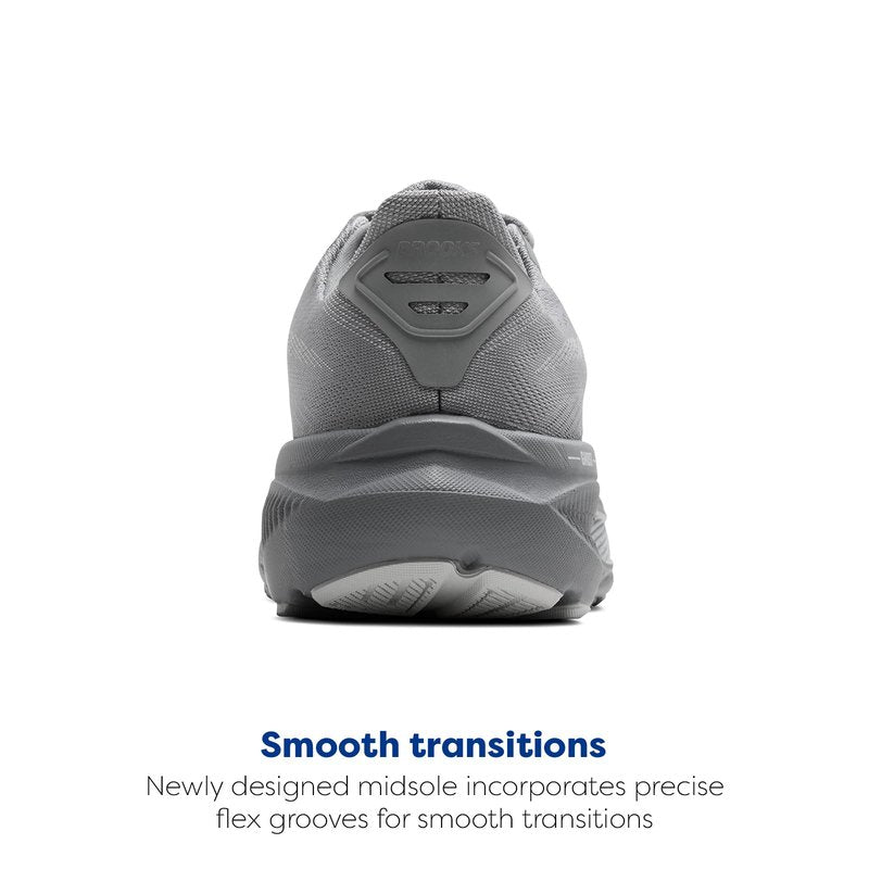 Brooks Men’s Ghost 17 Neutral Running Shoe - Primer Gray/Oyster Mushroom - 8.5 Medium