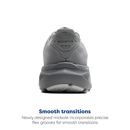 Brooks Men’s Ghost 17 Neutral Running Shoe - Primer Gray/Oyster Mushroom - 9 Medium