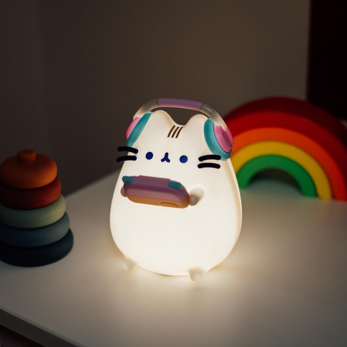 Grupo Erik Pusheen Gamer Lamp - Pusheen Gifts - Kids Lamps for Bedroom - Night Light Kids - Baby Night Light - Cat Light