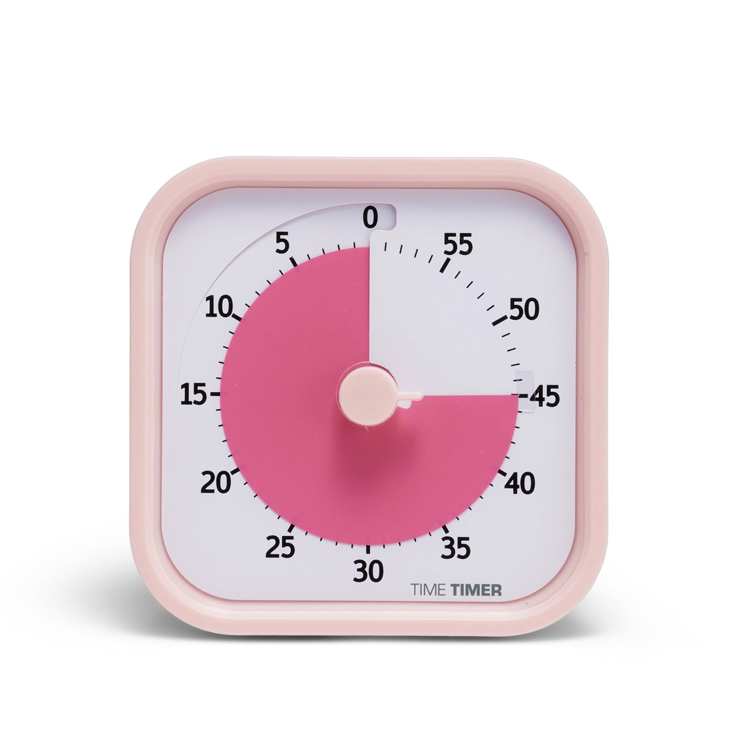 TIME TIMER Home MOD - 60 Minute Kids Visual Timer Home Edition - for Homeschool Supplies Study Tool, Timer for Kids Desk, Office Desk and Meetings with Silent Operation (Peony Pink)